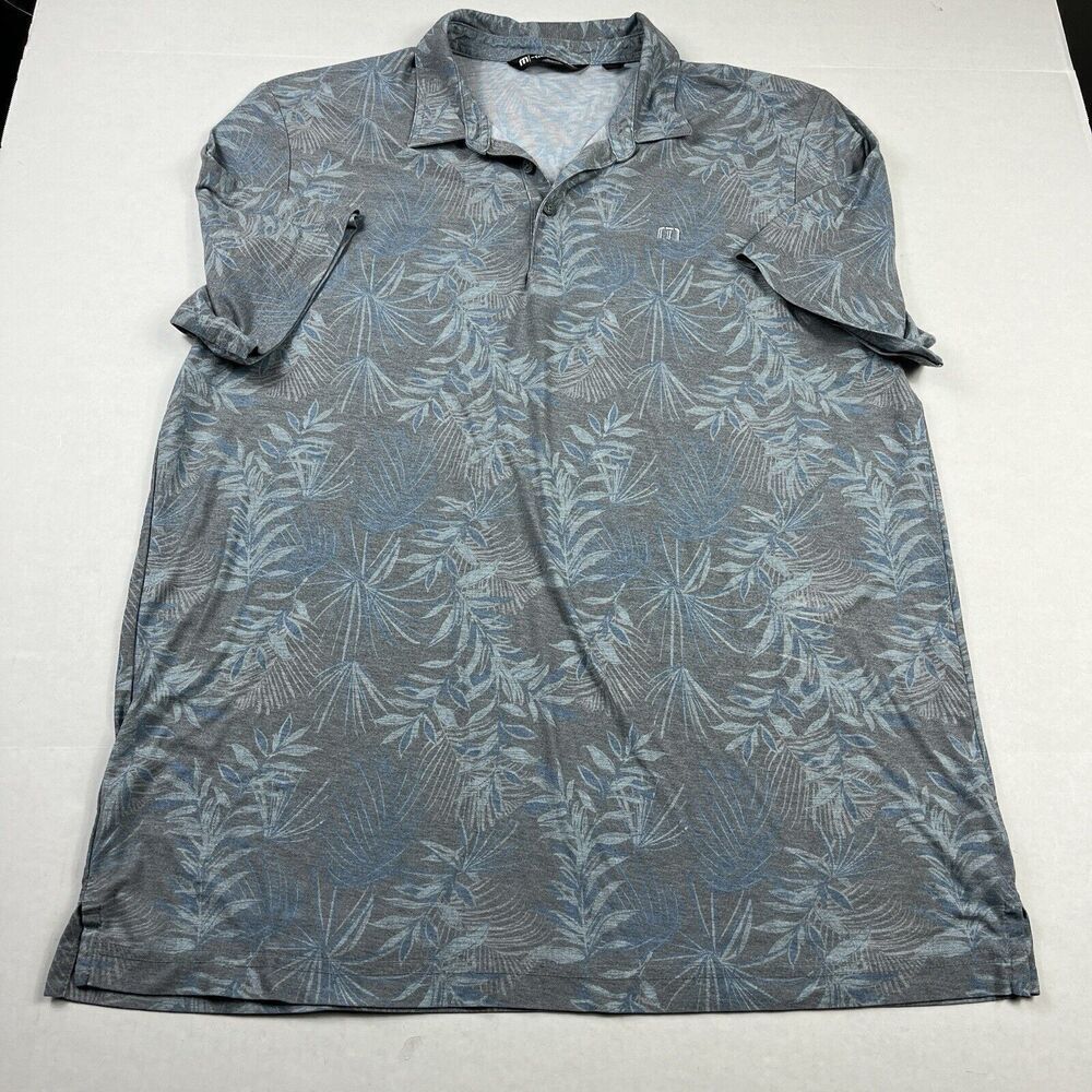 Travis Mathew Mens Patio Time Polo Shirt Stretch Short Sleeve Casual Golf Top XL